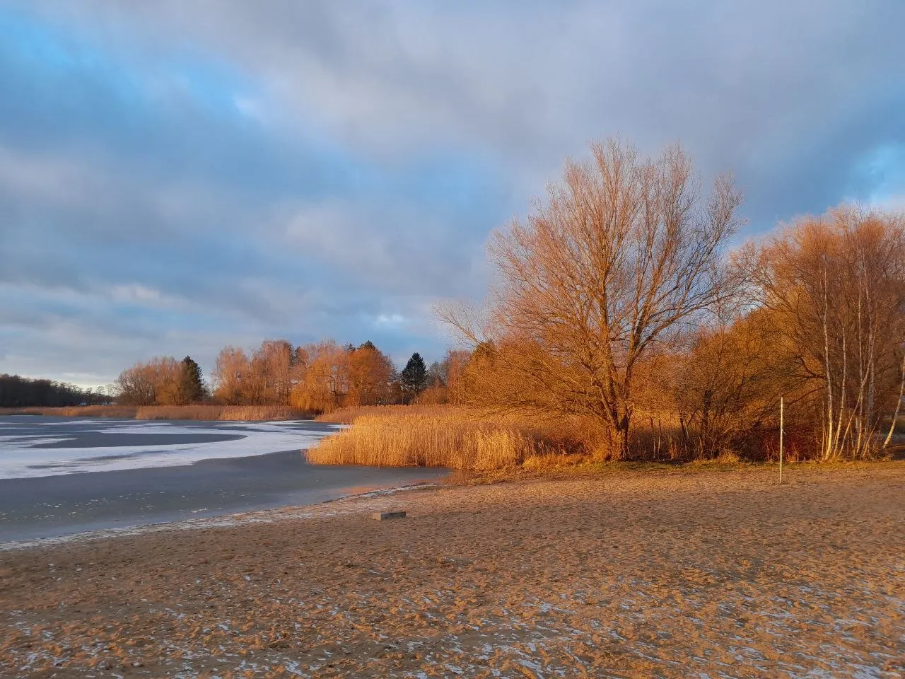Reitbahnsee in Neubrandenburg, Mecklenburg-Vorpommern